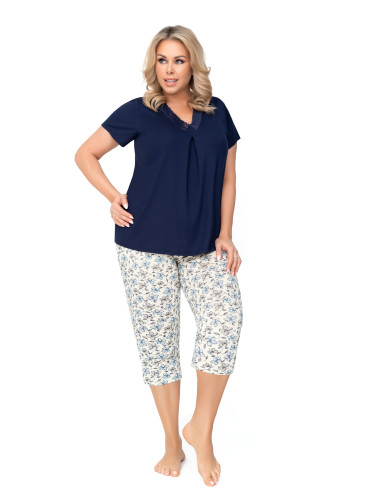 Aria Pyjamas Plus Dark Blue Navy