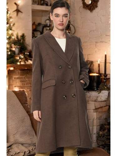 Z6620 DEWBERRY ДАМСКО ПАЛТО-ТЪМНО ЗРЕНИЕ