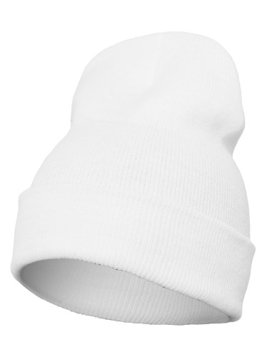 Long heavyweight cap white