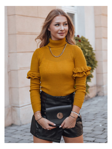 Sweter damski BUFALO musztardowy Dstreet