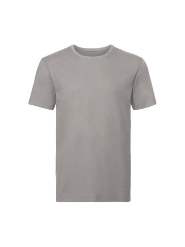 Beige Men's T-shirt Pure Organic Russell