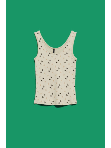 Marisse Women's T-Shirt L-Ts-4082 L.Beige