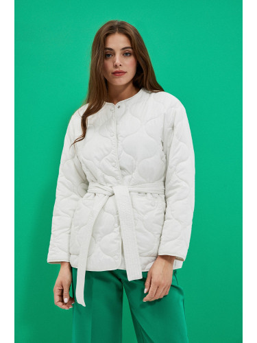 Ватирано яке с колан за кръста