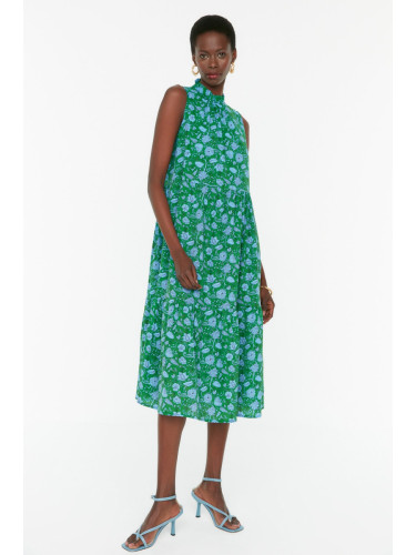 Дамска рокля. Trendyol Multi-color patterned