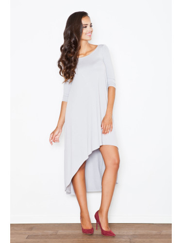 Figl Дамска Рокля M392 Сив-Модел 2