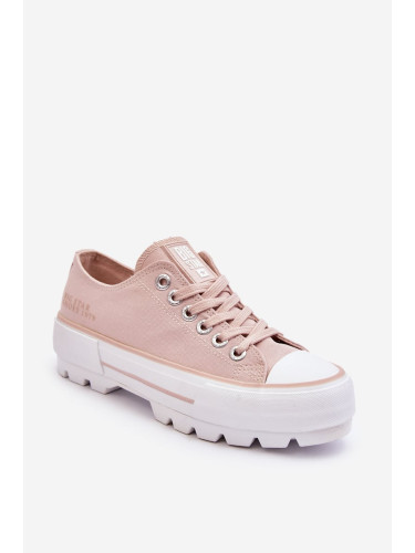 Fabric Sneakers on Big Star LL274151 Nude