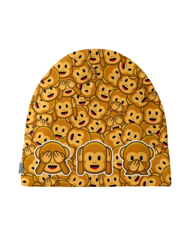 Mr. GUGU & Miss GO Man's Three Wise Monkeys Beanie MB 212228