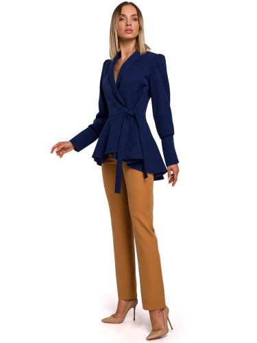 Made Of Emotion Woman's Jacket M529 Navy Blue