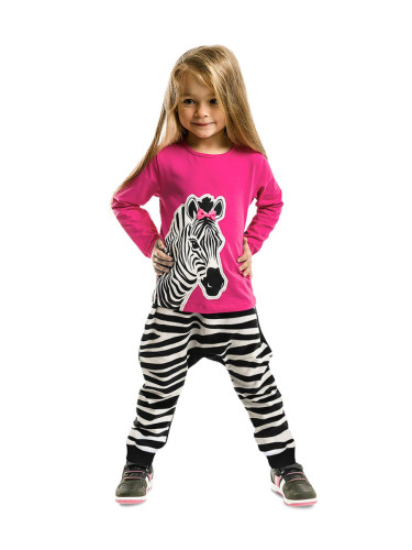 Детски комплект. Denokids CFF-20S1-407/Pink, Black, White