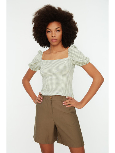 Trendyol Blouse - Green - Regular fit