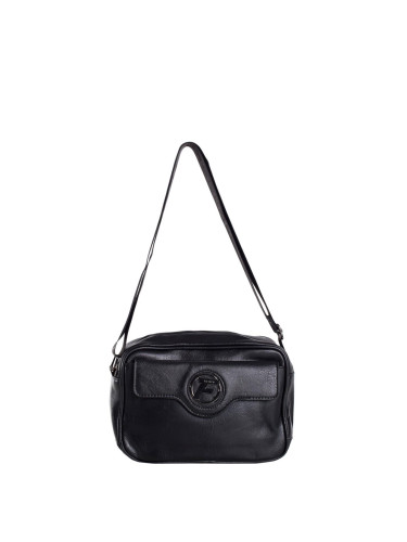 Black crossbody handbag