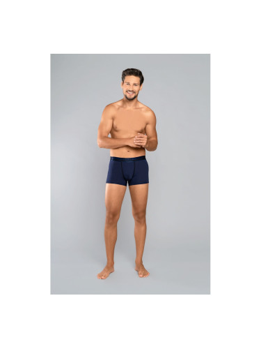 Umberto Boxer Shorts - Navy Blue