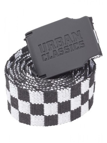 UC Canvas Belt Checkerboard 150cm black/white