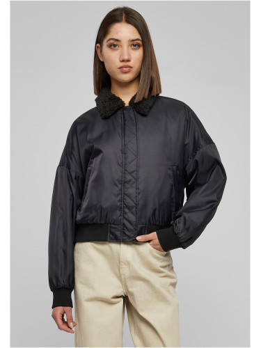 Women's Pilot Bomber Jacket Black/Black
