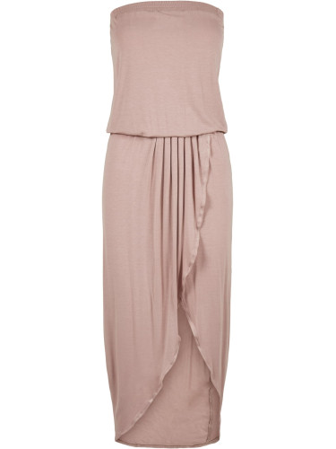 Women's Powder Pink Bandeau Dress