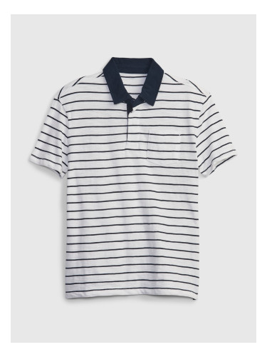 GAP Kids Striped Polo T-shirt - Boys