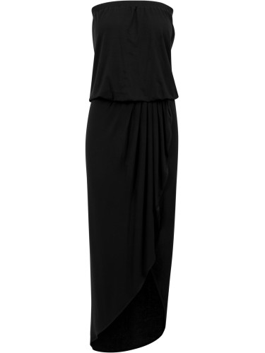Women's Bandeau Viscose Dress Black