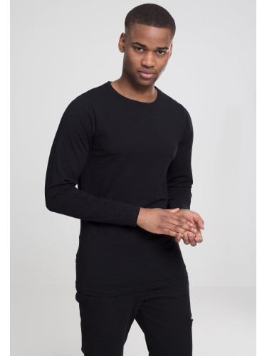 Fitted Stretch L/S T-Shirt Black