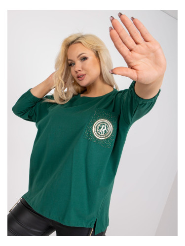 Blouse-RV-BZ-7605.27X-dark green