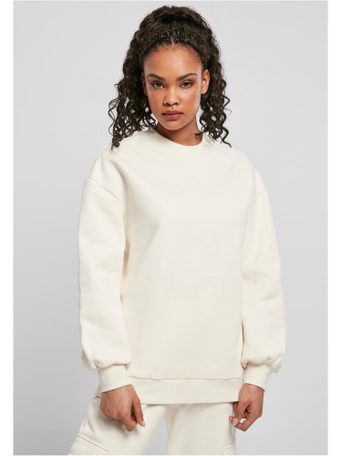 Women's Organic Oversized Crew Whitesand
