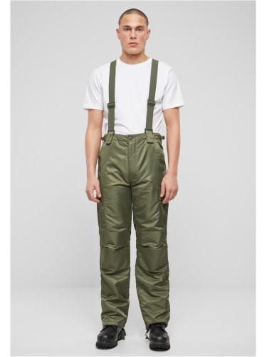 Olive Thermal Dungarees