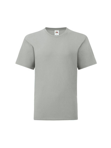 Grey children's t-shirt in combed cotton Fruit of the Loom