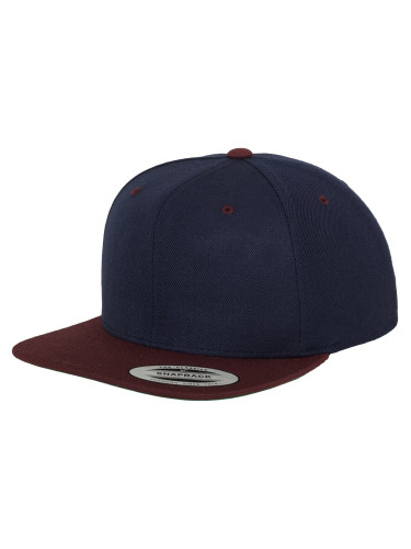 Classic Snapback 2-Tone nvy/maroon