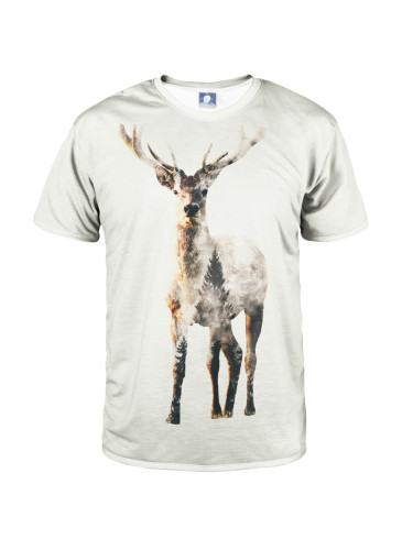 Aloha From Deer Unisex's Lonely Red Deer T-Shirt TSH AFD1052