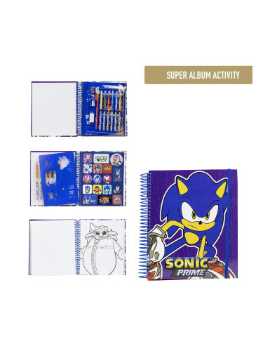 SUPER ACTIVITY ALBUM COLOREABLE SONIC PRIME