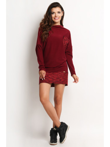Awama Woman's Dress A117 Claret