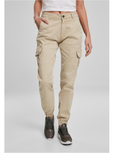 Women's Cargo High Waisted Concrete Trousers