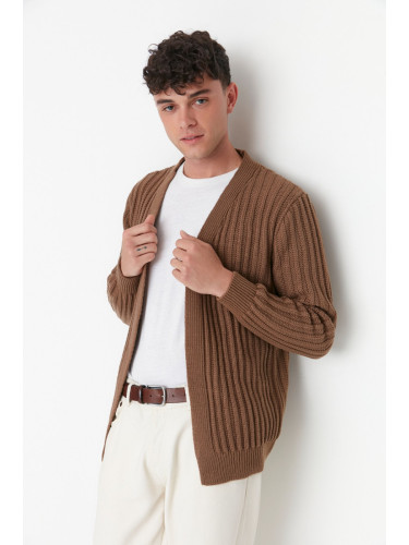 Trendyol Mink Regular Fit Cardigan