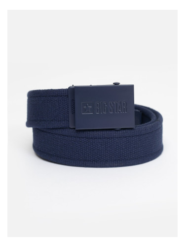 Big Star Man's Belt 240030 Navy Blue