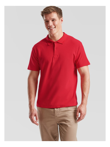Czerwona koszulka męska polo Оригинално поло Friut of the Loom
