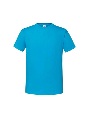 Blue Men's T-shirt Iconic 195 Ringspun Premium Fruit of the Loom