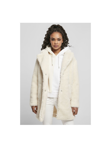 Women's Oversized Sherpa Coat whitesand