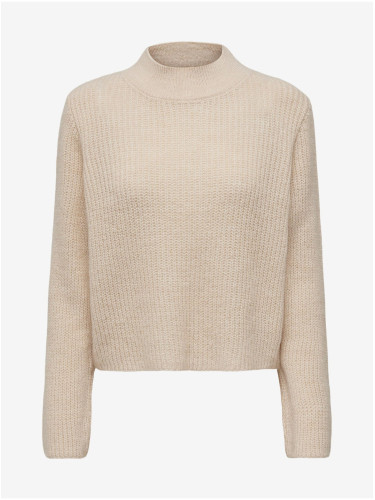 Beige women's sweater JDY Sonja - Women