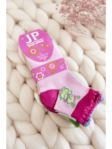 Just Play Младежки чорапи със зайче Опаковка от 5 многоцветни