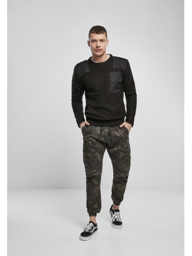 Мъжка пуловер в черен цвят Brandit Military Sweater