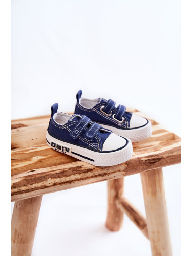 BIG STAR SHOES Детски платнени кецове с велкро BIG STAR