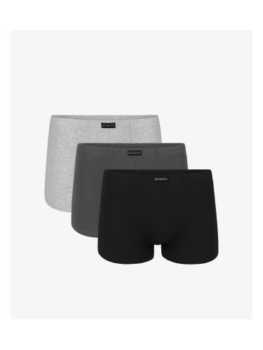 Men's boxers ATLANTIC 3Pack - black/gray/graphite