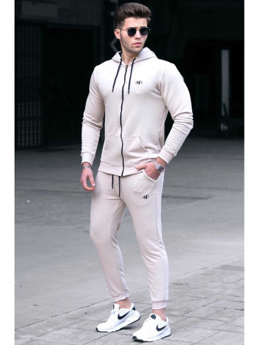 Madmext Beige Tracksuit Set 4779