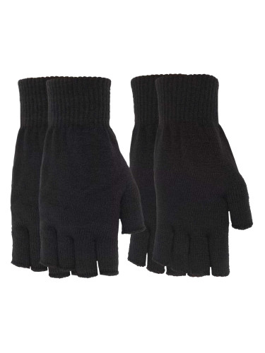 Unisex Gloves Urban Classics Half Finger Gloves 2-Pack
