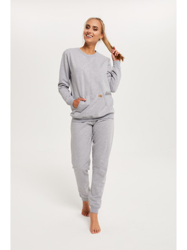 Women's set Fox, long sleeves, long trousers - melange