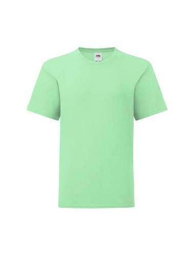 Mint children's t-shirt in combed cotton Fruit of the Loom
