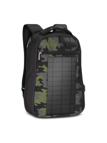 Spokey CITY SOLAR City backpack so solar panelom, 30 l