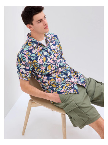 GAP Linen Patterned Shirt - Men's