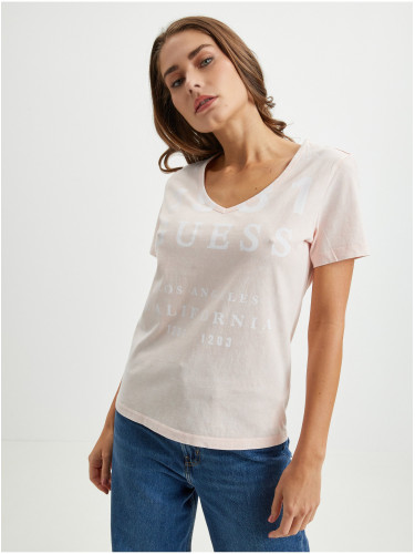 Light pink women's T-shirt Guess - Women