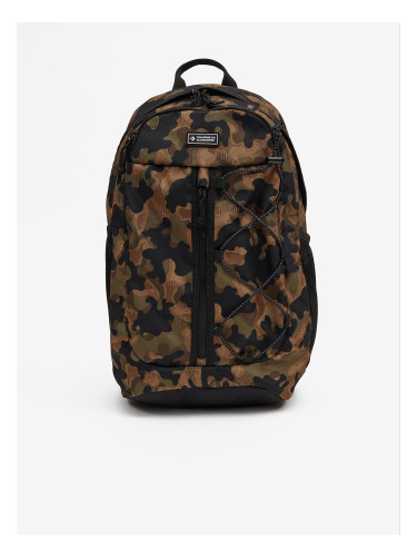 Black and brown camouflage backpack Converse