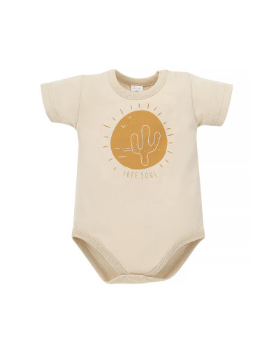 Pinokio Kids's Free Soul Shortsleeve Buttoned Bodysuit